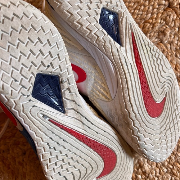 NIKE RAFA ZOOM VAPOR CAGE TENNIS SNEAKERS WHITE MENS SIZE 7.5 women’s 9 - Picture 8 of 8